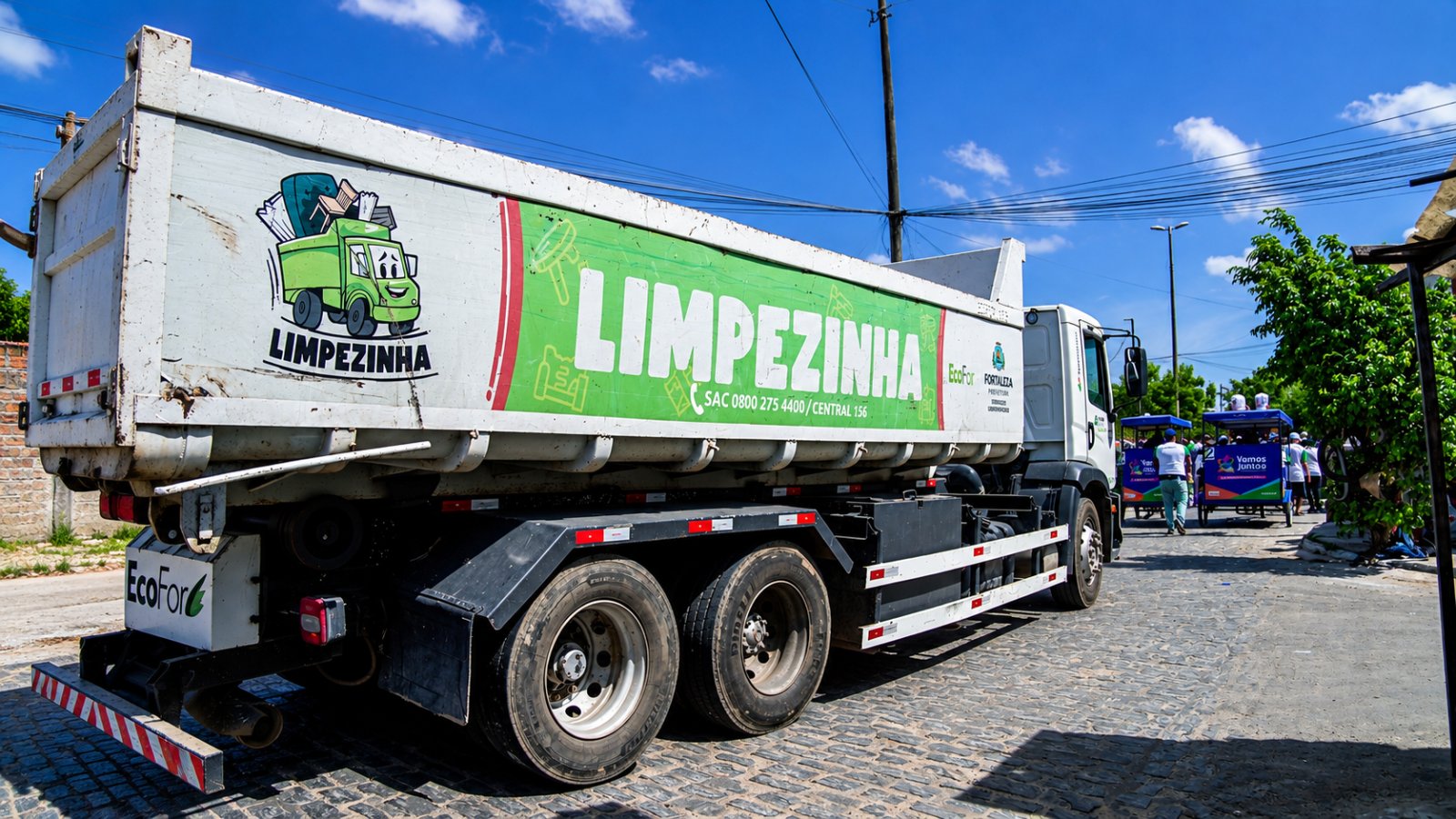 Caminhão Limpezinha estará nas 12 Regionais da Capital entre 12 e 17 de outubro